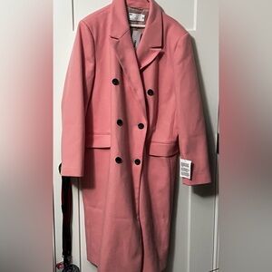 ASOS Design Women's Coat in Pink